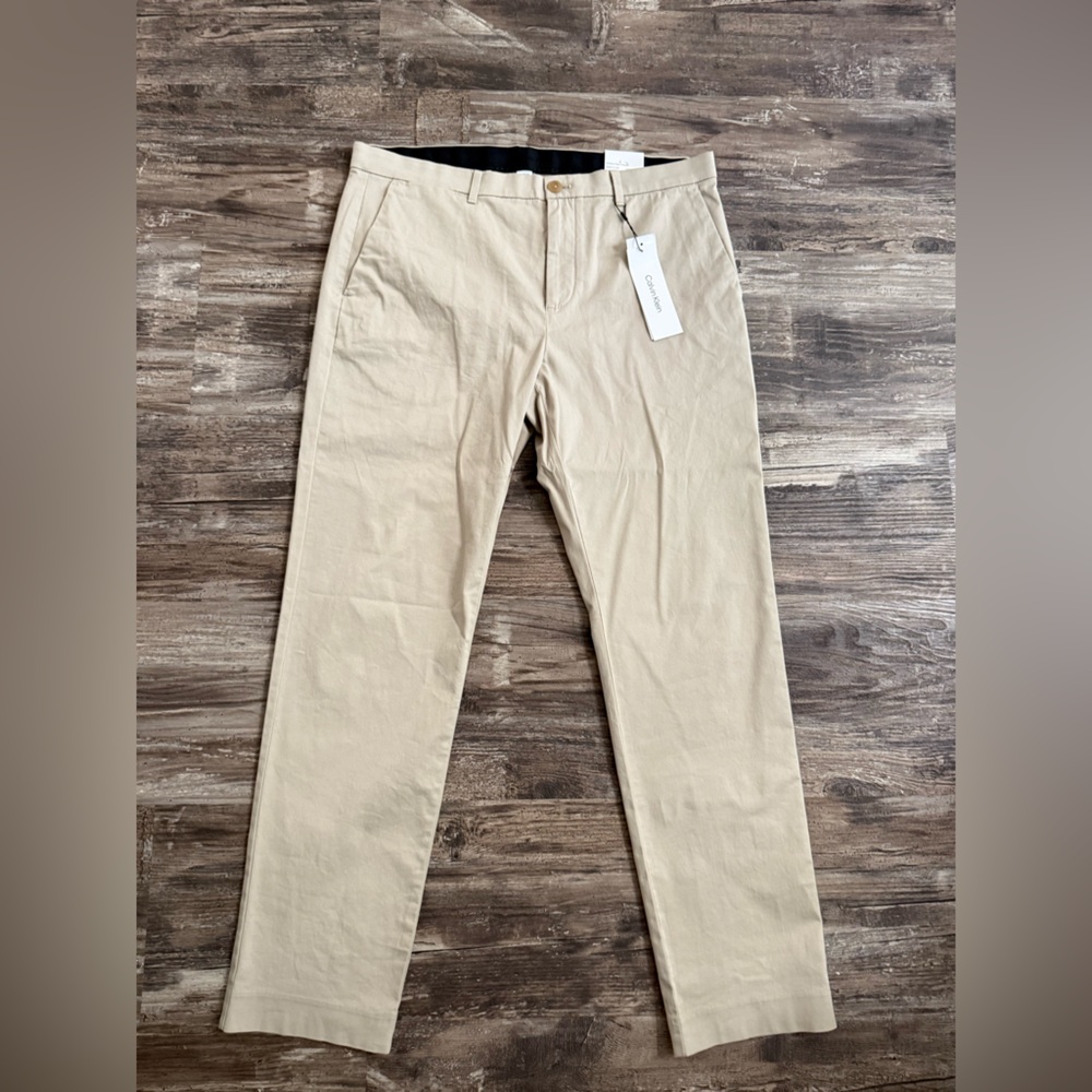 Calvin Klein Men's Khaki Chinos